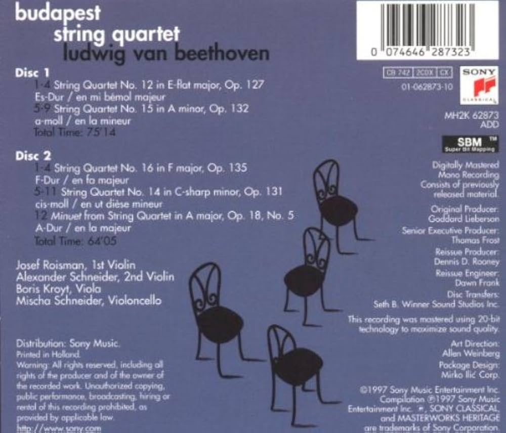 【中古】 Beethoven；String Qrts.127 Beethoven: String Quartet in E-flat Major, Op. 127 – Ficks Music